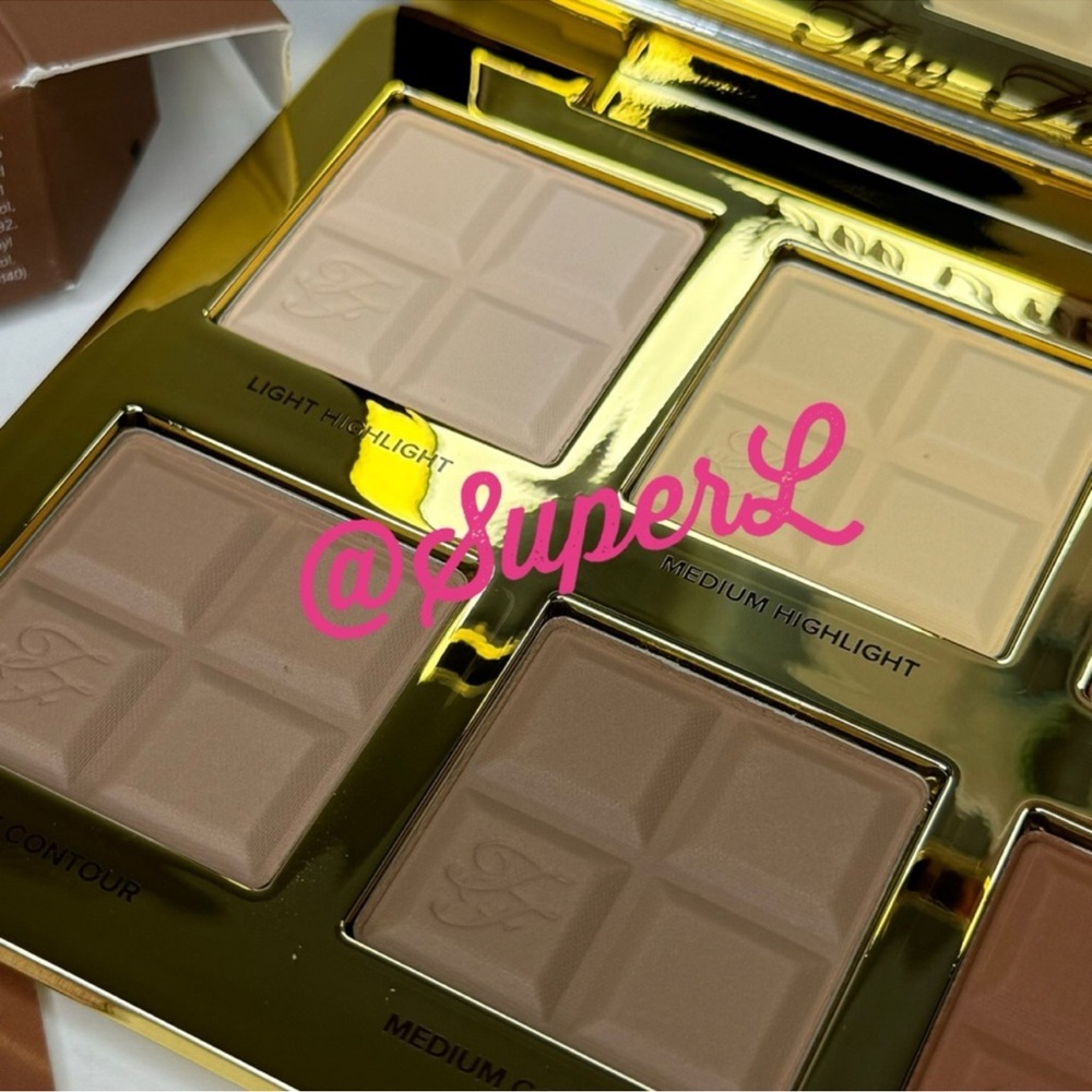 NEW Too Faced Cocoa Contour Highlighter highlighting Bronzer Palette - Picture 2 of 6
